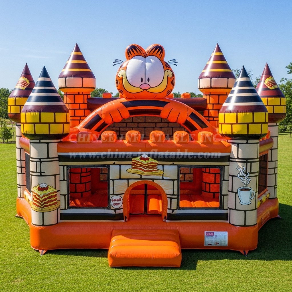 T5-2055 Garfield Theme Inflatable Castles