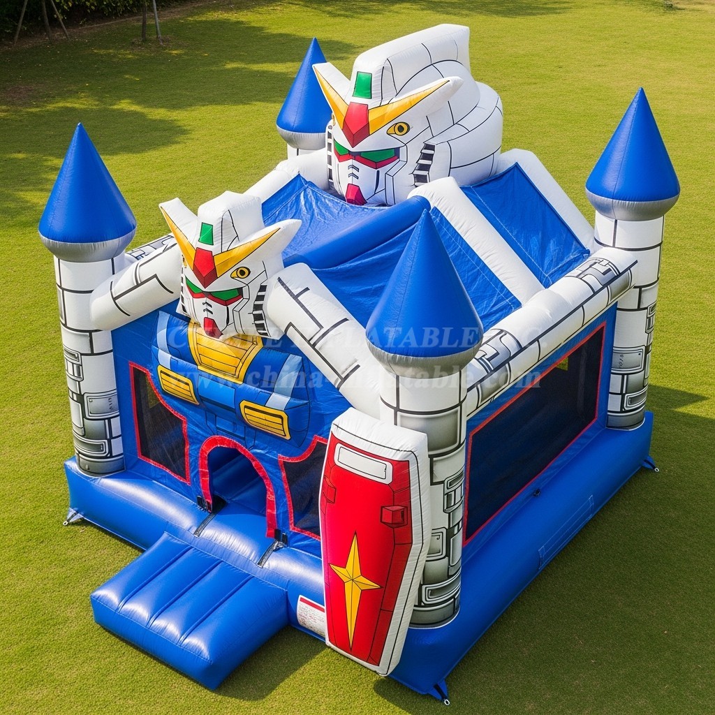 T5-2058 Gundam Theme Inflatable Castles
