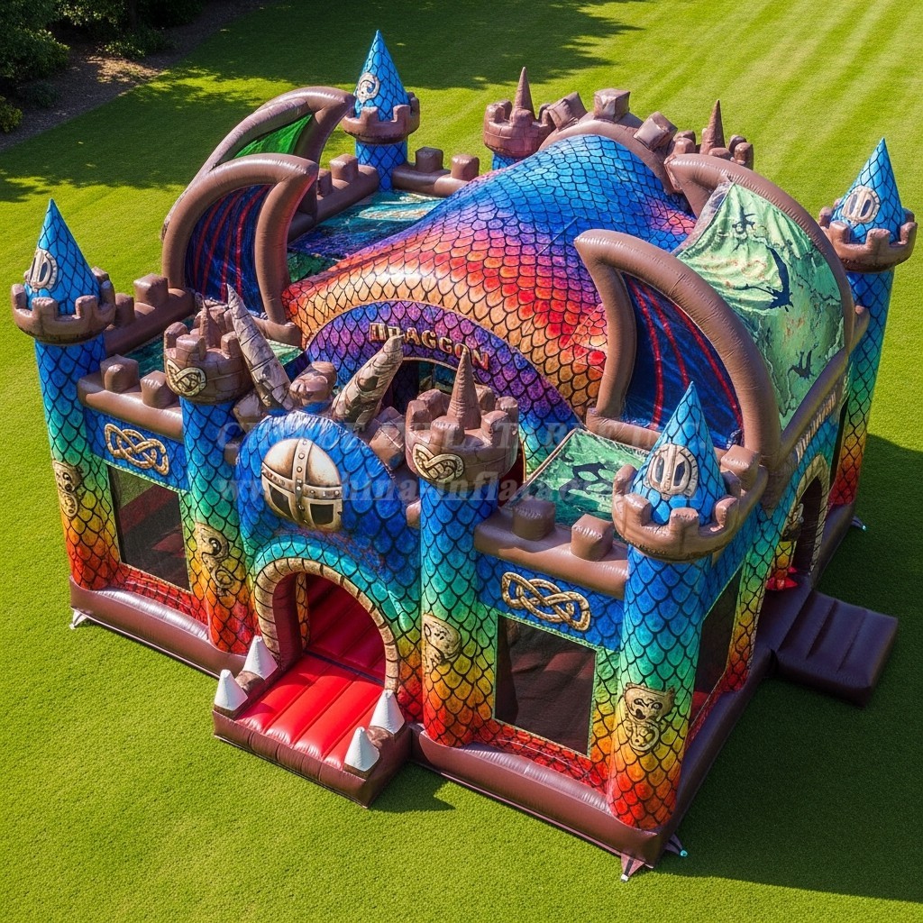 T5-2064 How to Train Your Dragon Theme Inflatable Castles