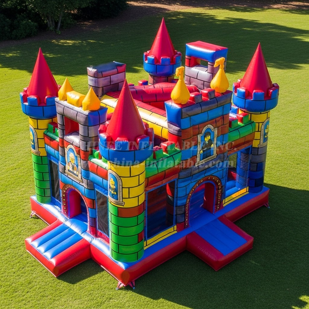 T5-2068 Lego Theme Inflatable Castles