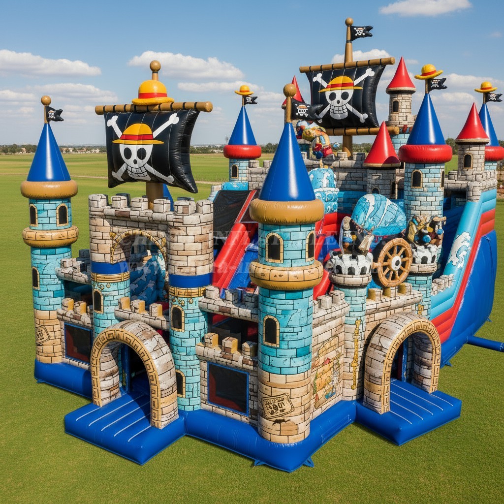 T5-2105 One Piece Theme Inflatable Castles