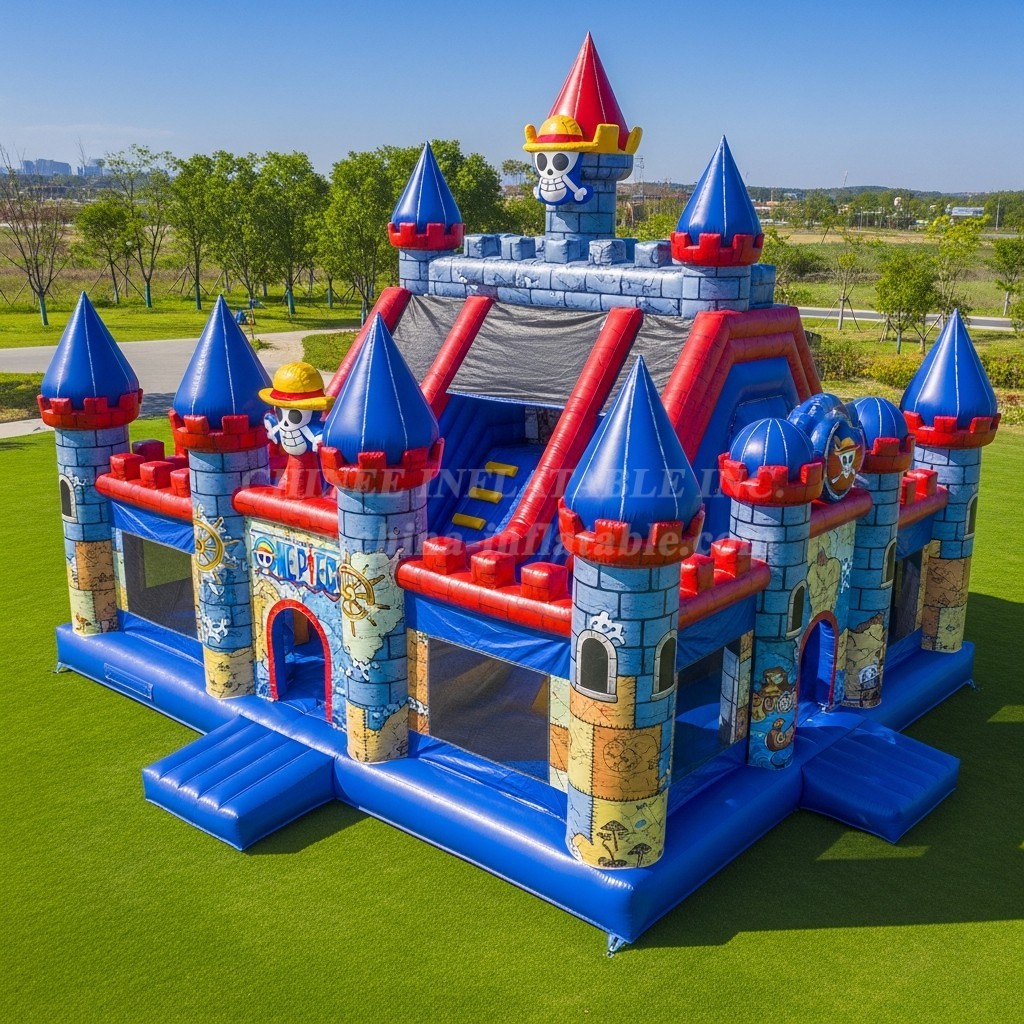 T5-2106 One Piece Theme Inflatable Castles