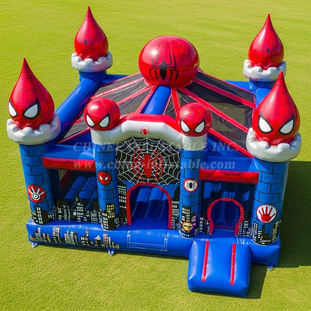 T5-2150 Spider-Man Theme Inflatable Castles