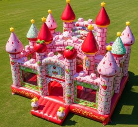 T5-2159 Strawberry Shortcake Theme Inflatable Castles