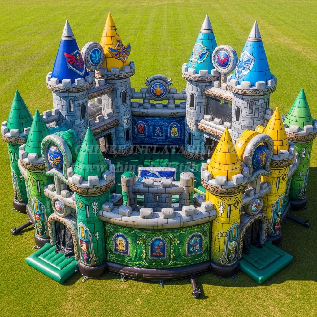 T5-2180 The Legend of Zelda Theme Inflatable Castles