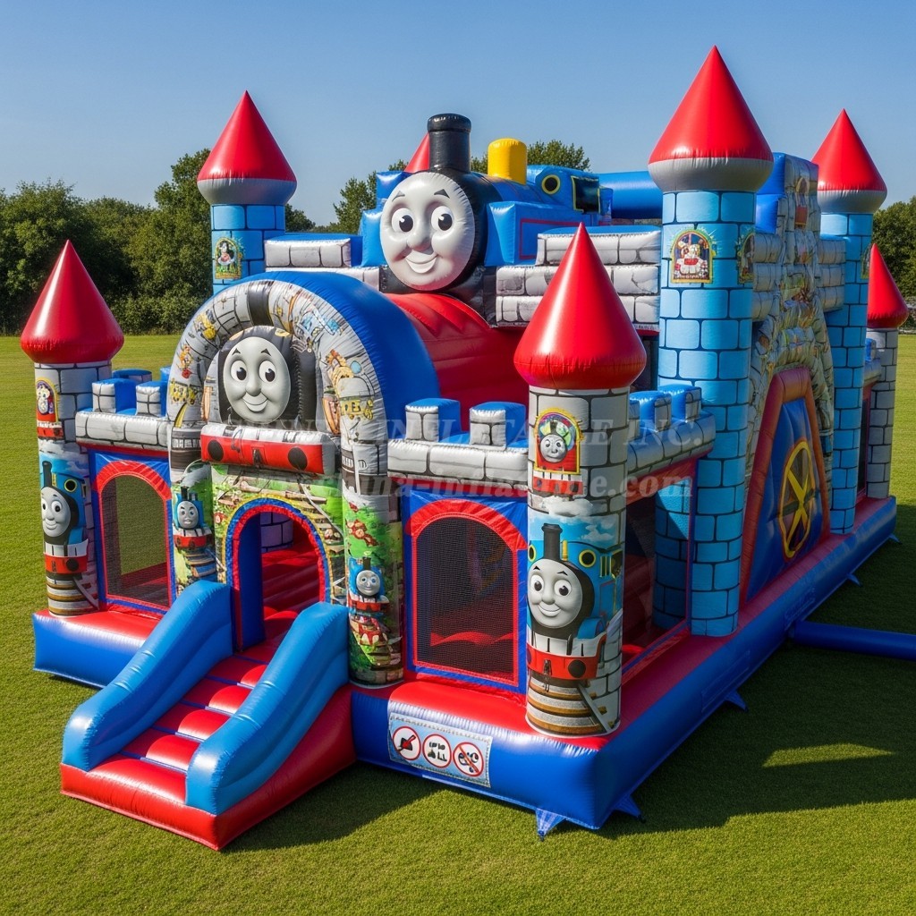T5-2190 Thomas & Friends Theme Inflatable Castles
