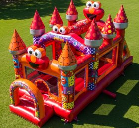 T5-2194 Tickle Me Elmo Theme Inflatable Castles