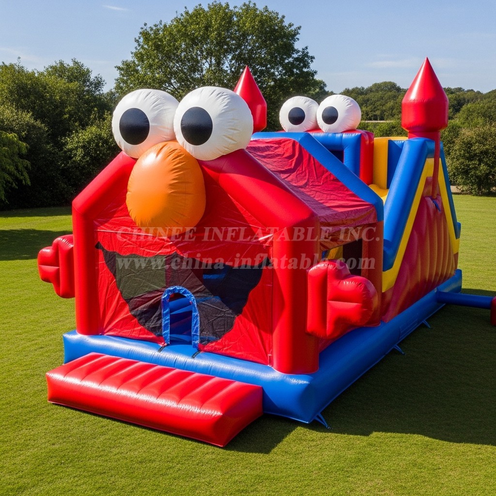 T5-2195 Tickle Me Elmo Theme Inflatable Castles