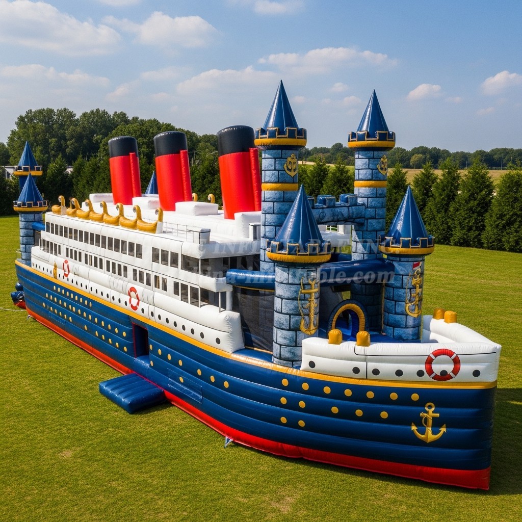 T5-2202 Titanic Theme Inflatable Castles