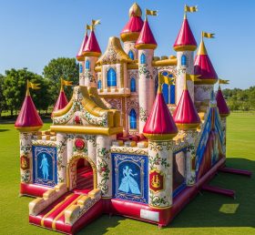 T5-2244 Beauty and the Beast Theme Inflatable Castles