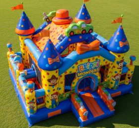 T5-2254 Blippi Wonders Theme Inflatable Castles