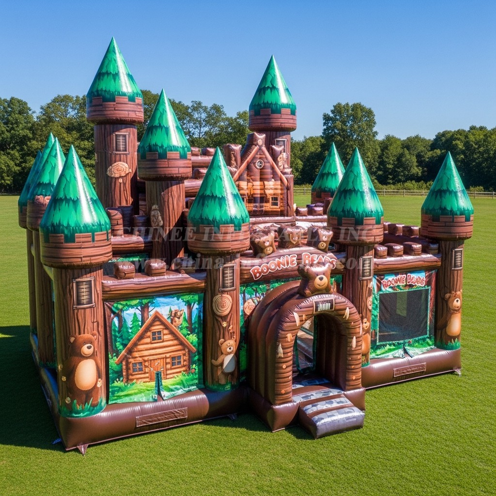 T5-2264 Boonie Bears Theme Inflatable Castles