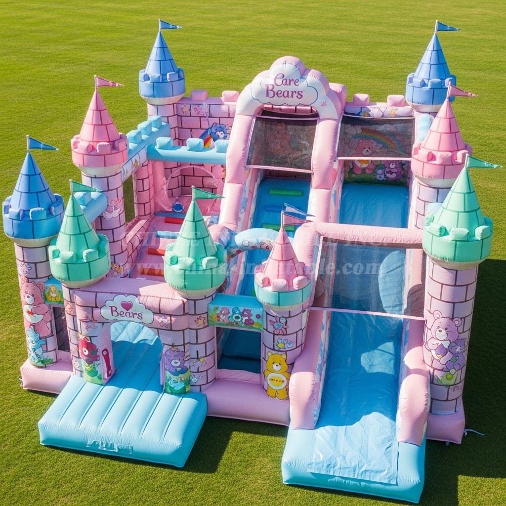 T5-2269 Care Bears Theme Inflatable Castles