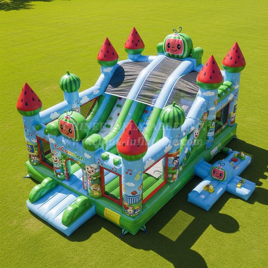 T5-2276 Cocomelon Theme Inflatable Castles