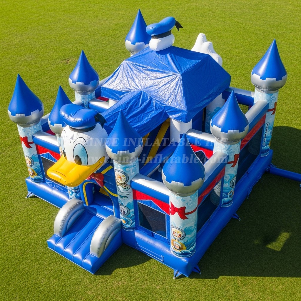 T5-2286 Donald Duck Theme Inflatable Castles