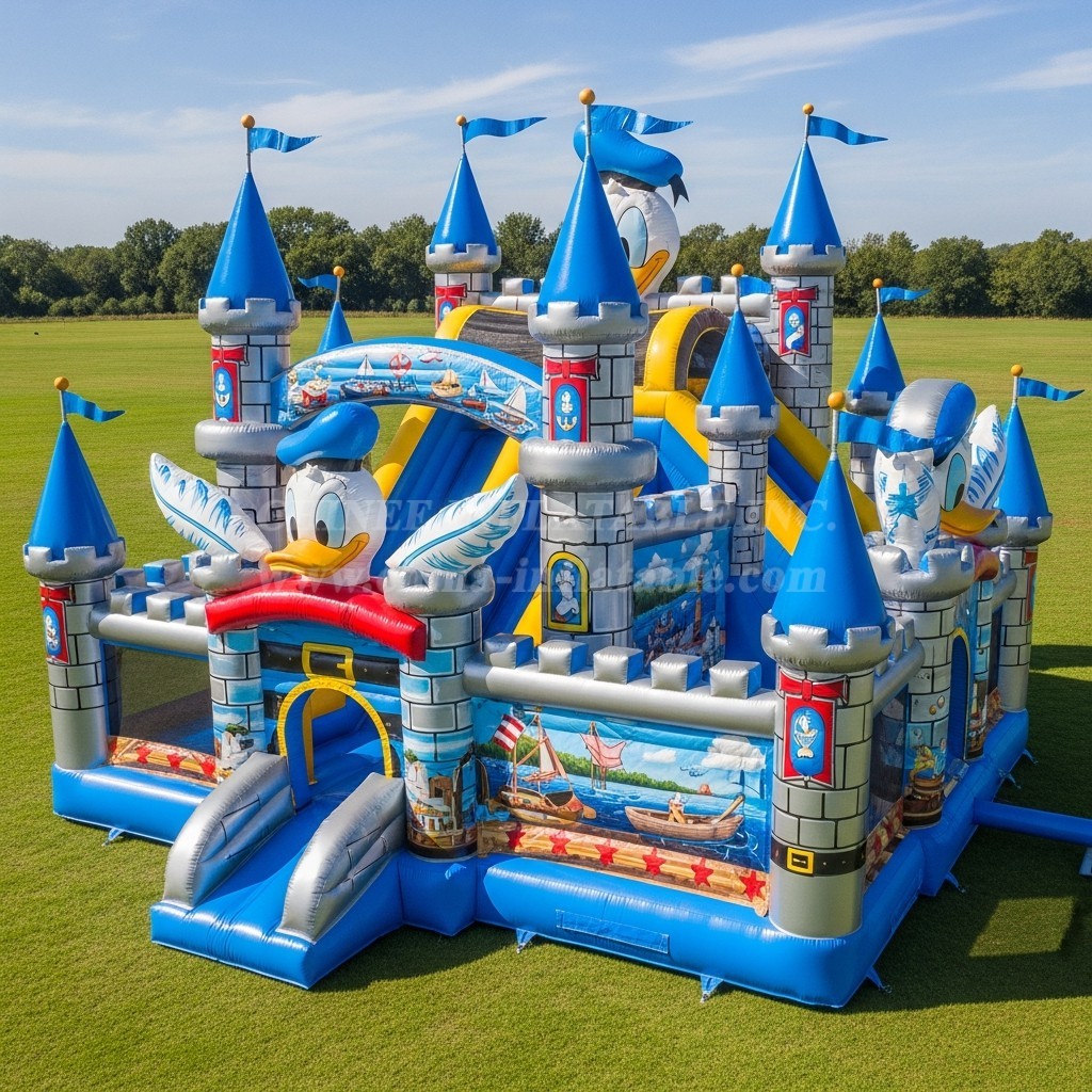 T5-2287 Donald Duck Theme Inflatable Castles