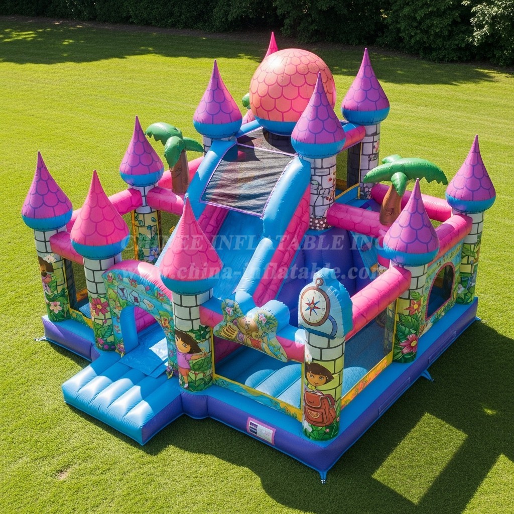 T5-2289 Dora Theme Inflatable Castles