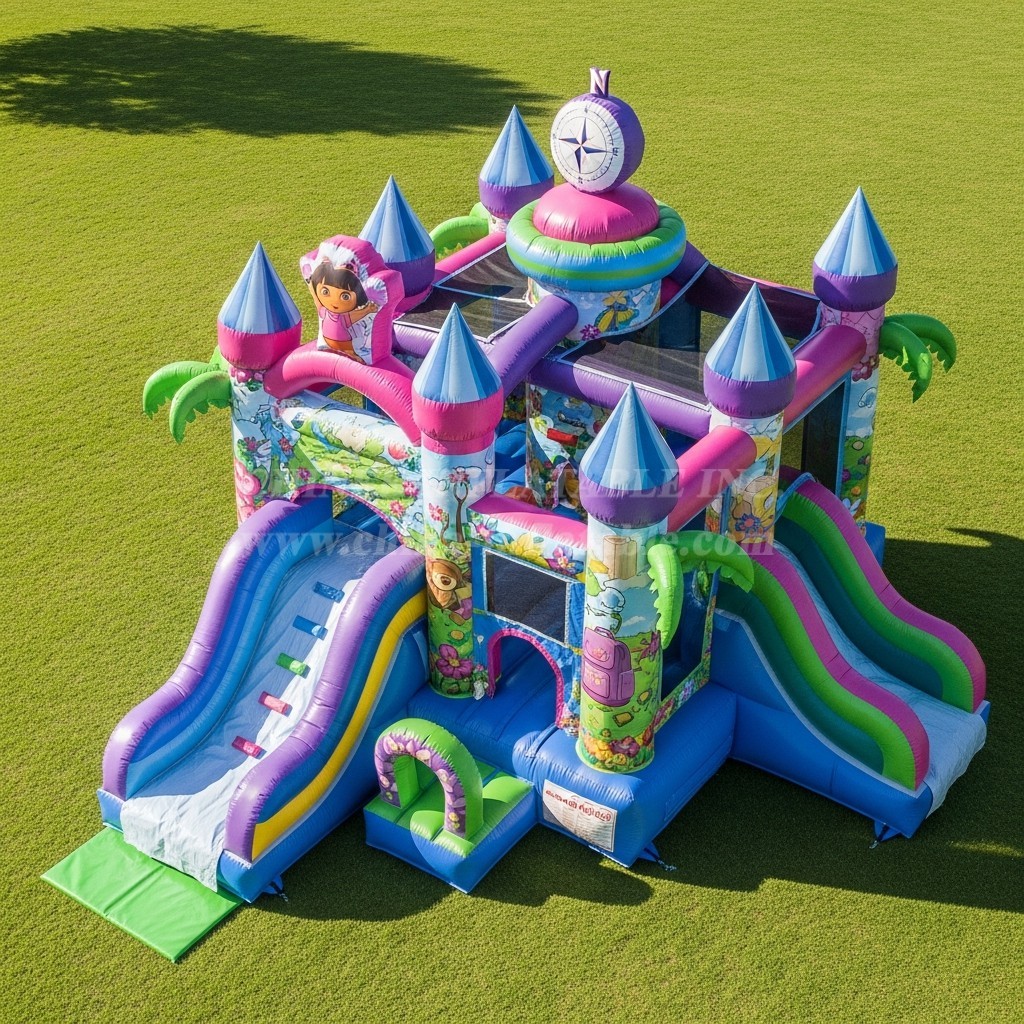 T5-2292 Dora Theme Inflatable Castles