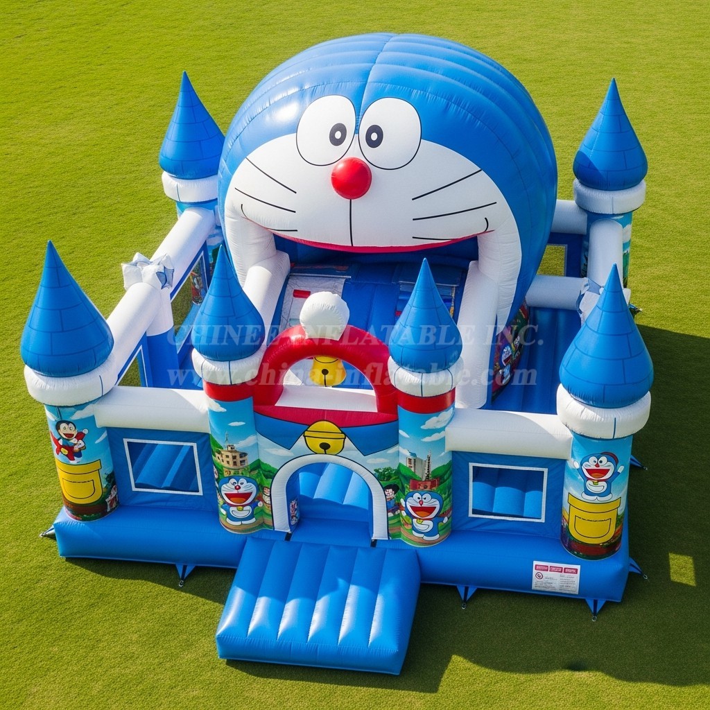 T5-2296 Doraemon Theme Inflatable Castles