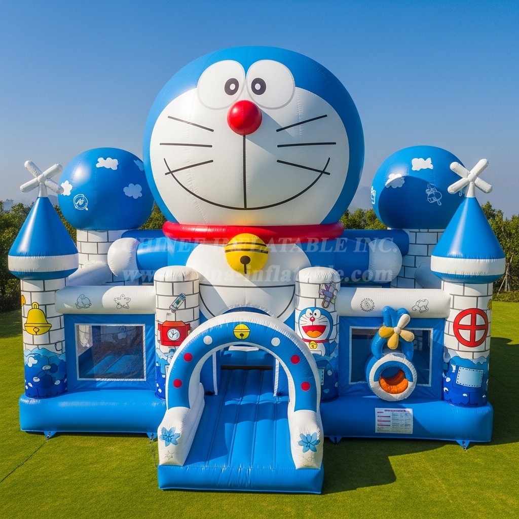 T5-2297 Doraemon Theme Inflatable Castles