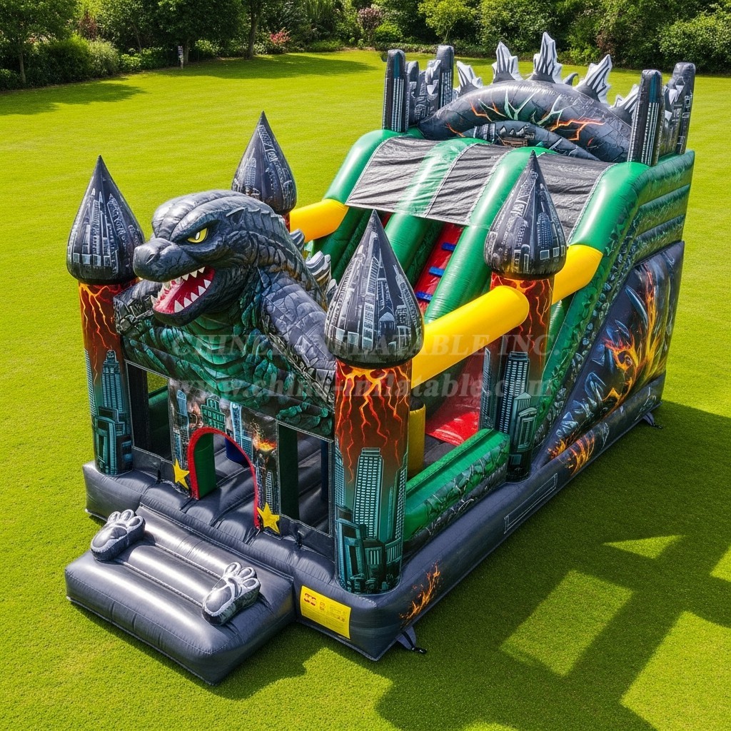 T5-2315 Godzilla Theme Inflatable Castles