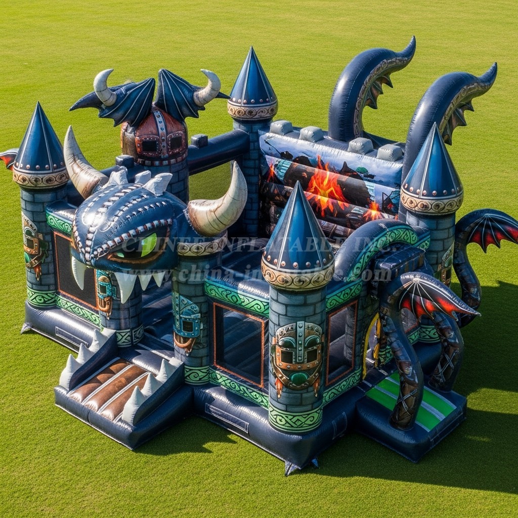 T5-2328 How to Train Your Dragon Theme Inflatable Castles