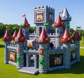 T5-2363 Minecraft Theme Inflatable Castles