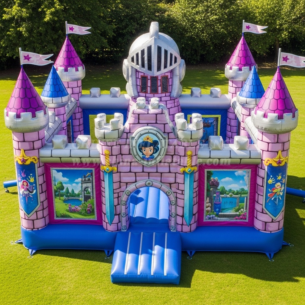 T5-2387 Nella Knight Theme Inflatable Castles