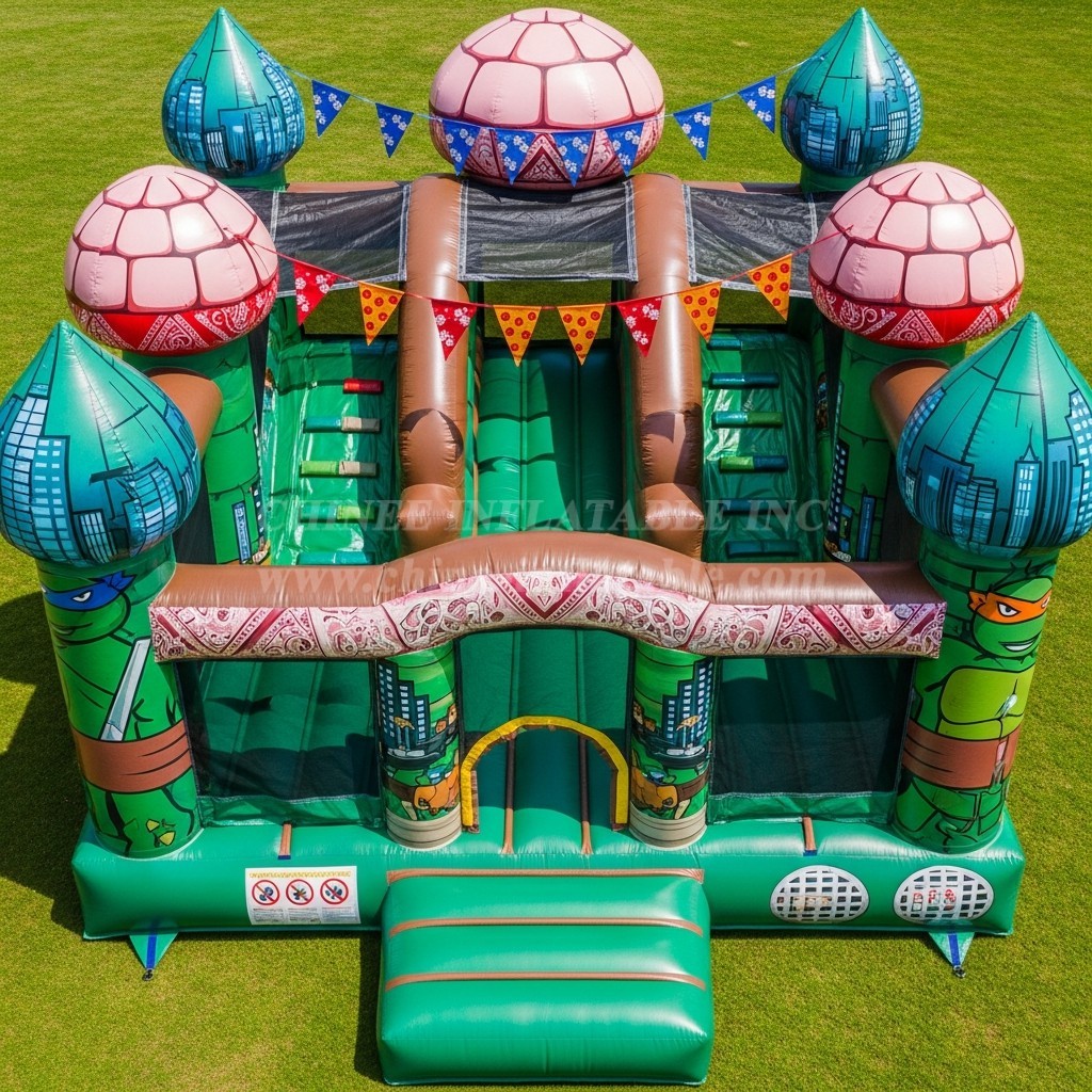T5-2389 Ninja Turtles Theme Inflatable Castles