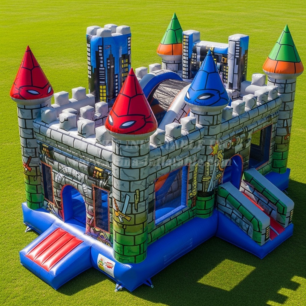 T5-2391 Ninja Turtles Theme Inflatable Castles