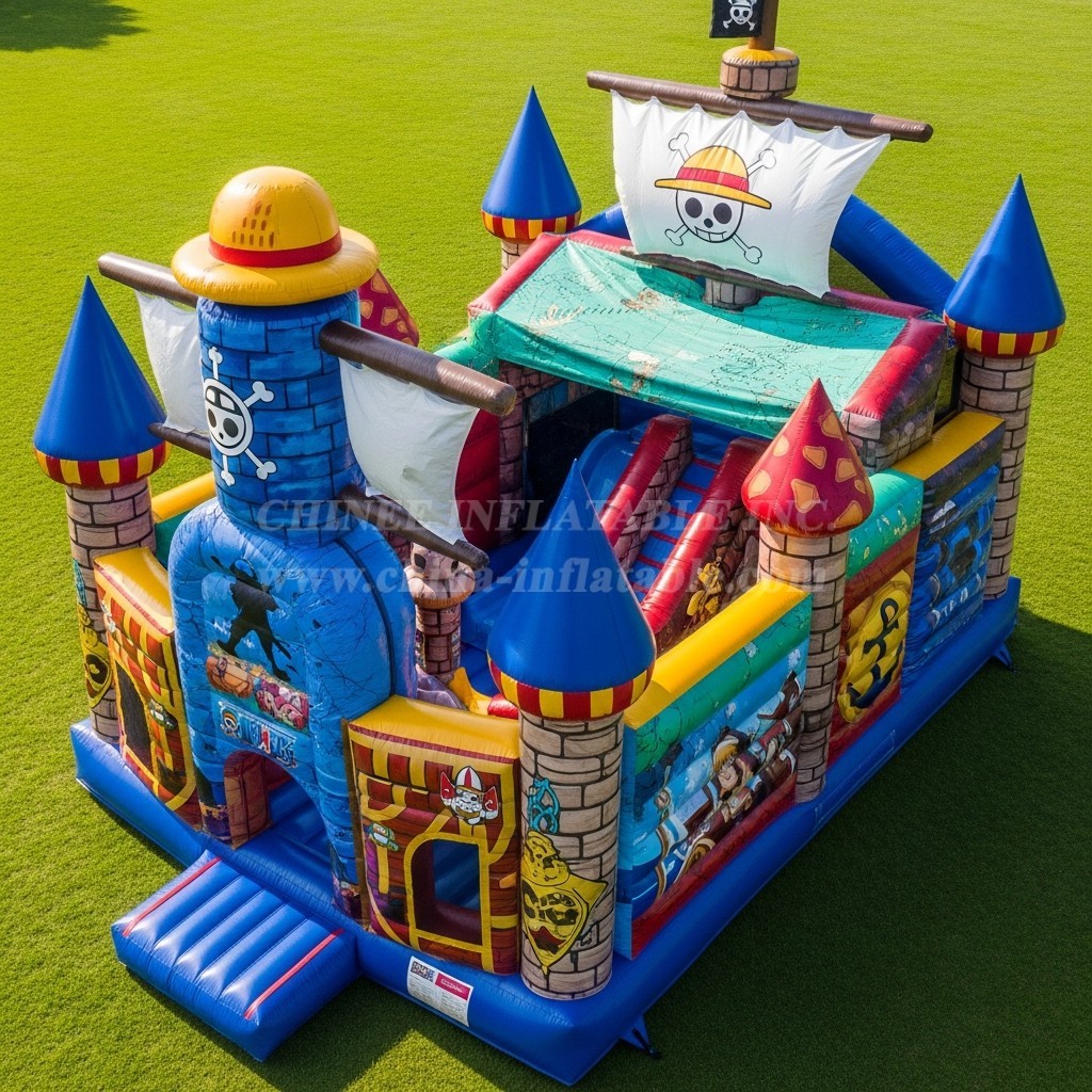 T5-2395 One Piece Theme Inflatable Castles