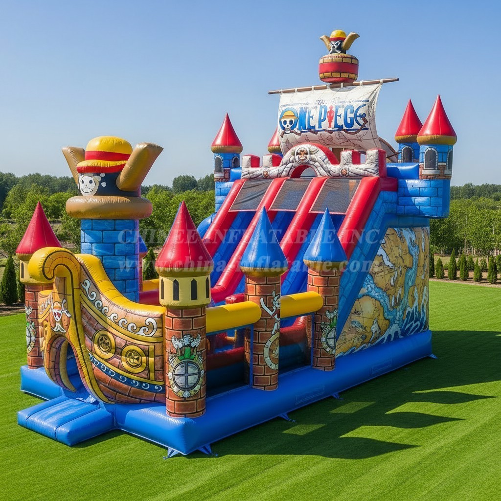 T5-2396 One Piece Theme Inflatable Castles