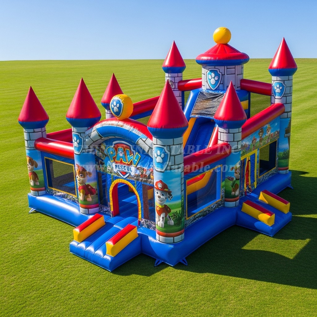 T5-2400 Paw Patrol Theme Inflatable Castles