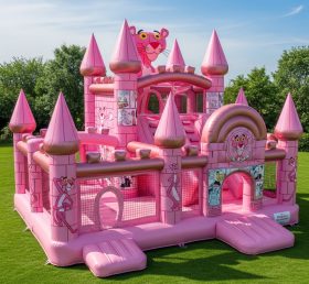 T5-2409 Pink Panther Theme Inflatable Castles