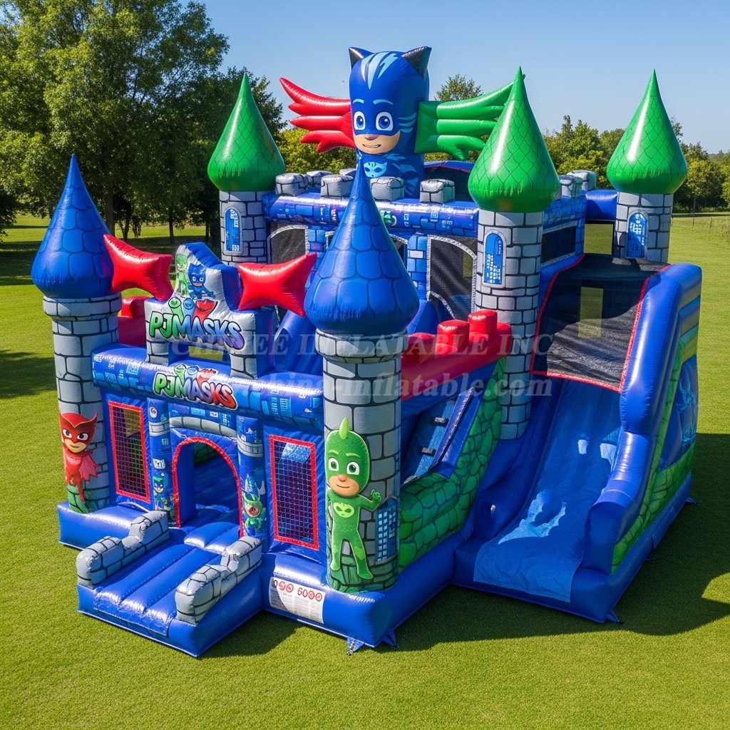 T5-2412 PJ Masks Theme Inflatable Castles