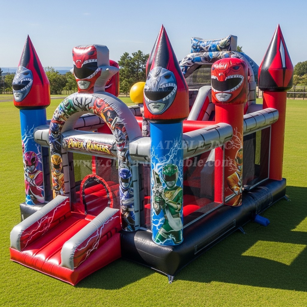 T5-2419 Power Rangers Theme Inflatable Castles