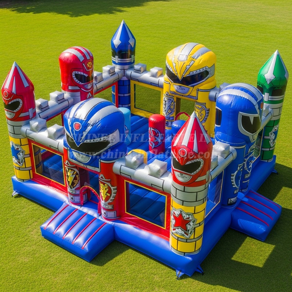 T5-2421 Power Rangers Theme Inflatable Castles