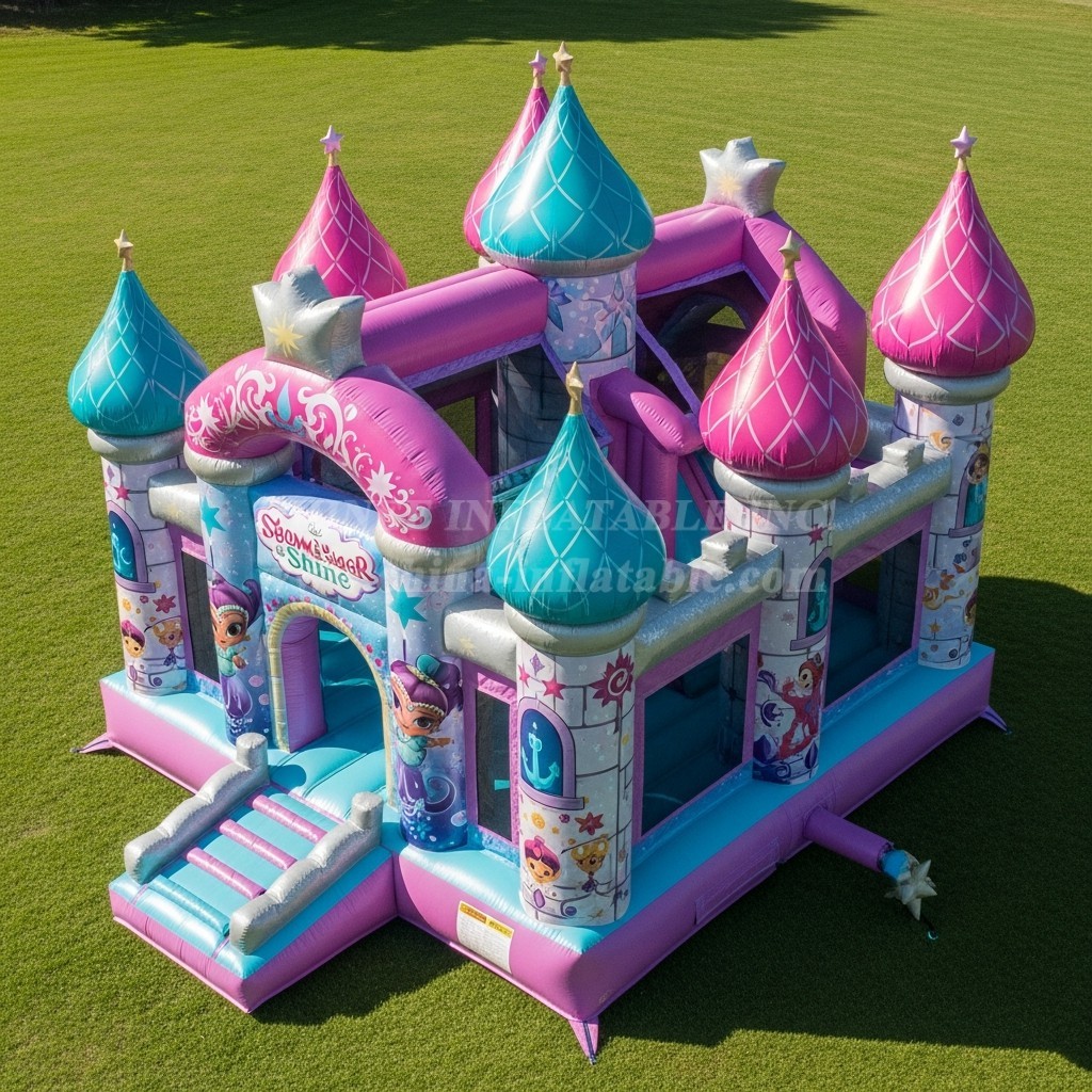 T5-2442 Shimmer & Shine Theme Inflatable Castles