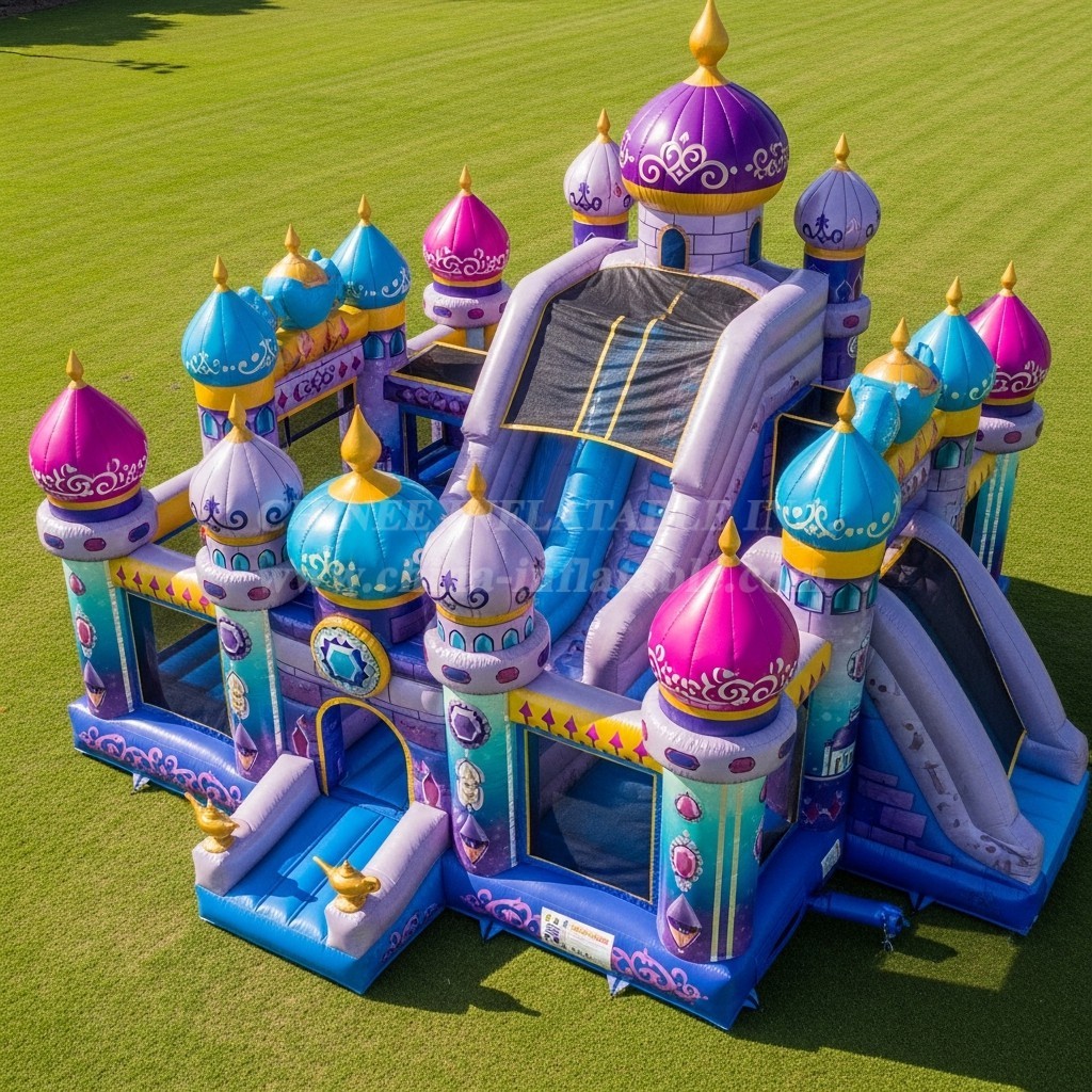 T5-2444 Shimmer & Shine Theme Inflatable Castles