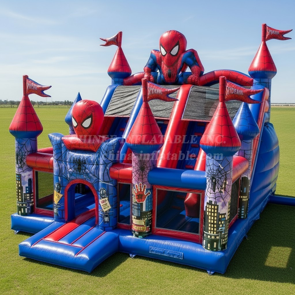 T5-2460 Spider-Man Theme Inflatable Castles
