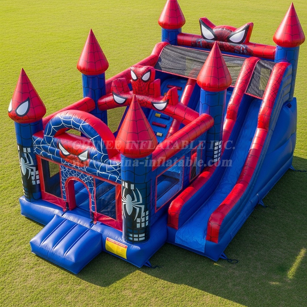 T5-2461 Spider-Man Theme Inflatable Castles