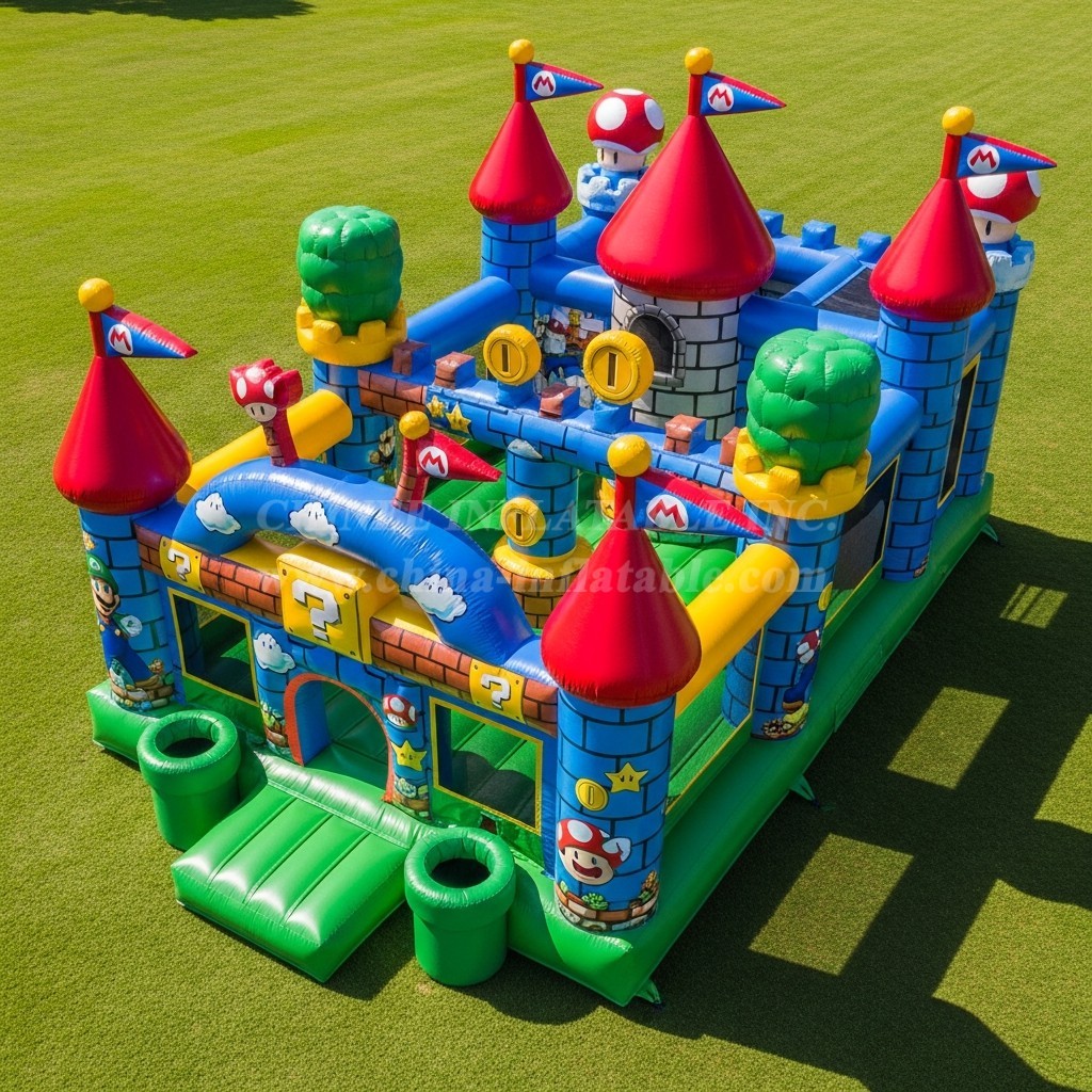 T5-2485 Super Mario Theme Inflatable Castles