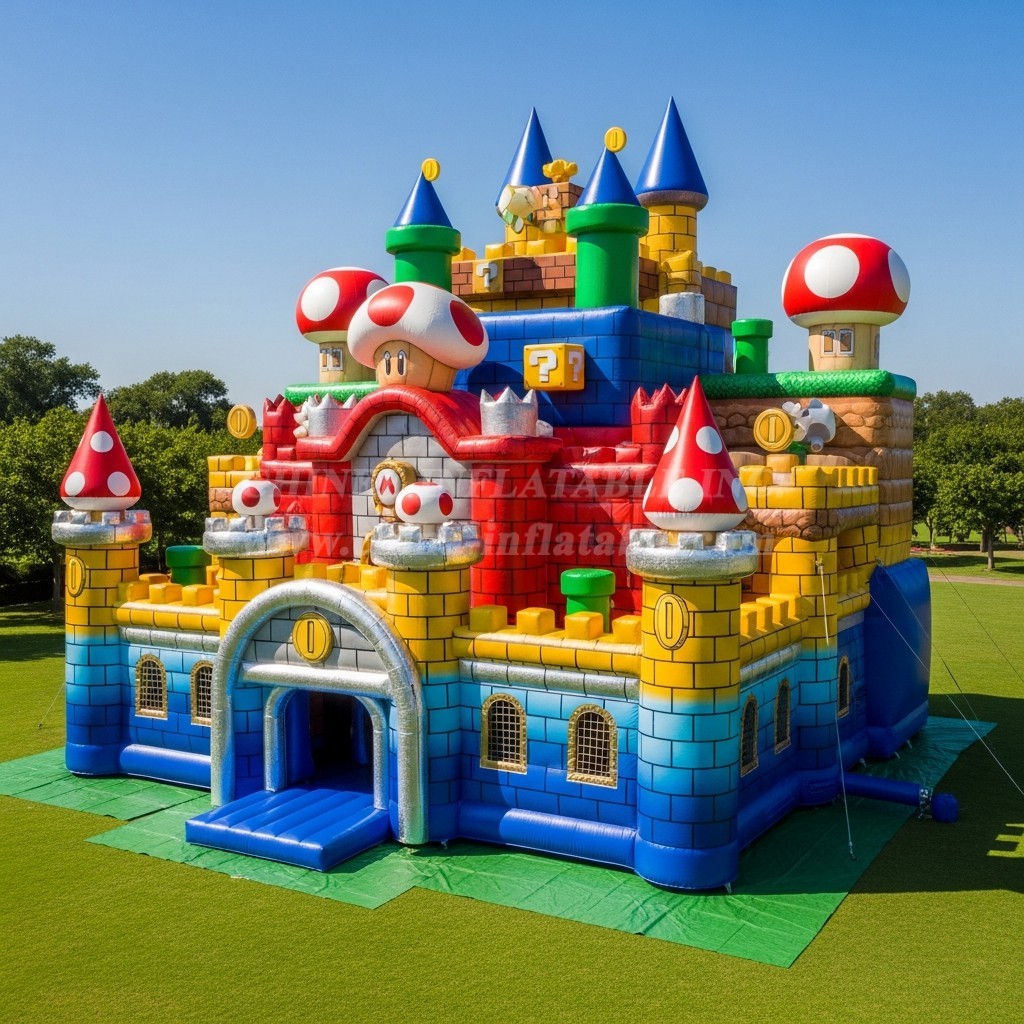 T5-2486 Super Mario Theme Inflatable Castles