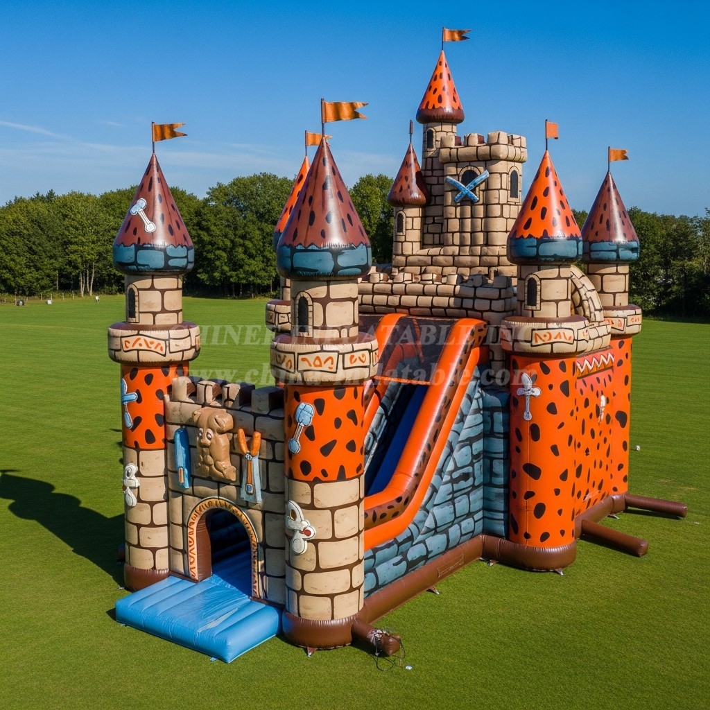 T5-2496 The Flintstones Theme Inflatable Castles