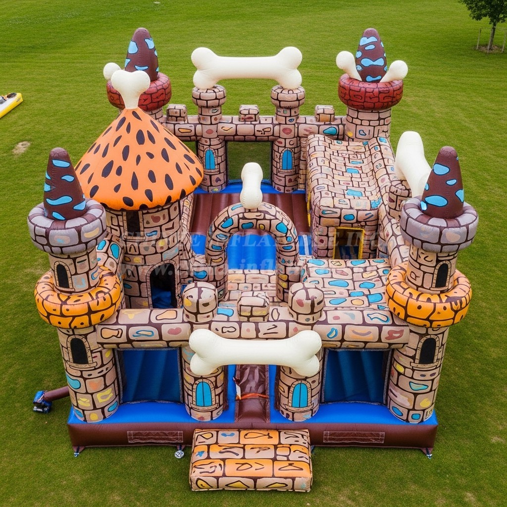 T5-2498 The Flintstones Theme Inflatable Castles