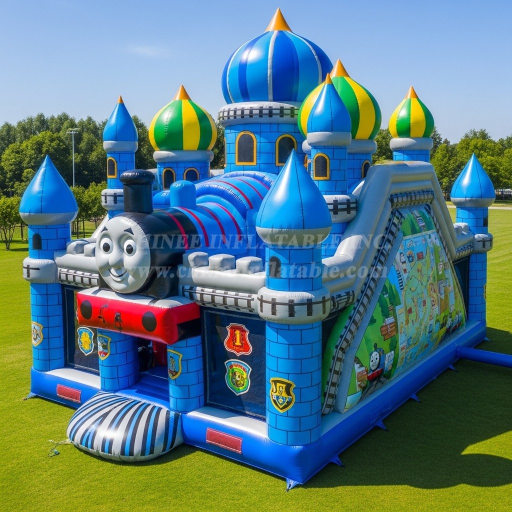 T5-2525 Thomas & Friends Theme Inflatable Castles