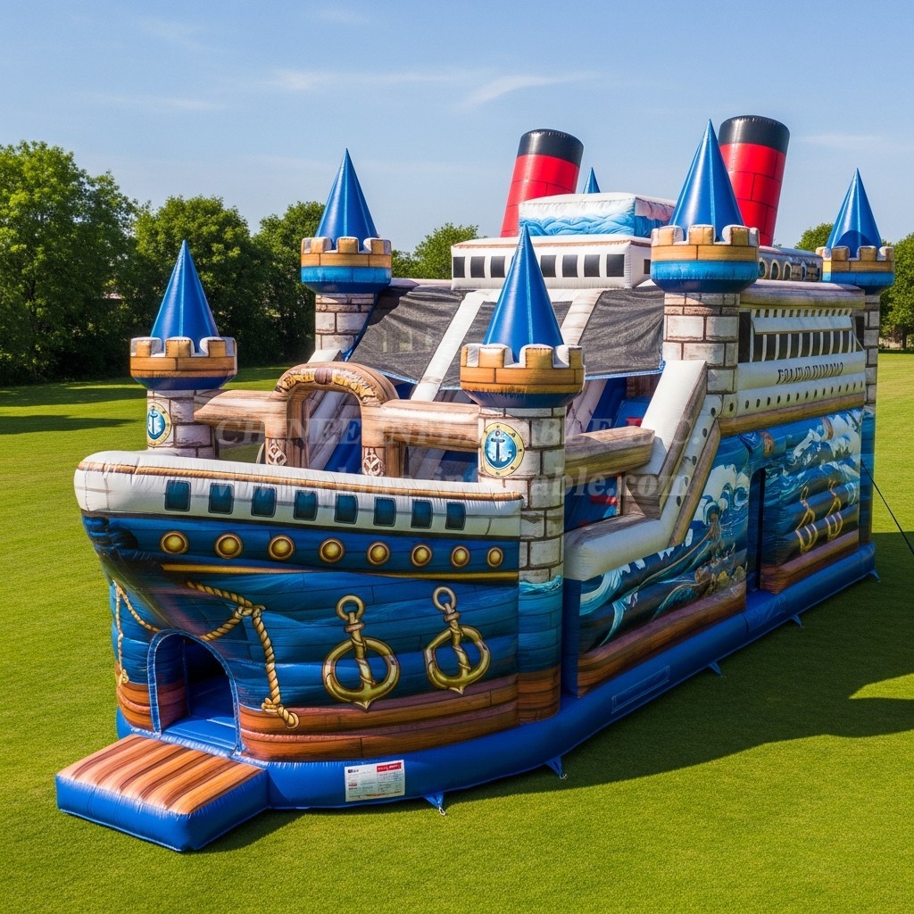 T5-2537 Titanic Theme Inflatable Castles