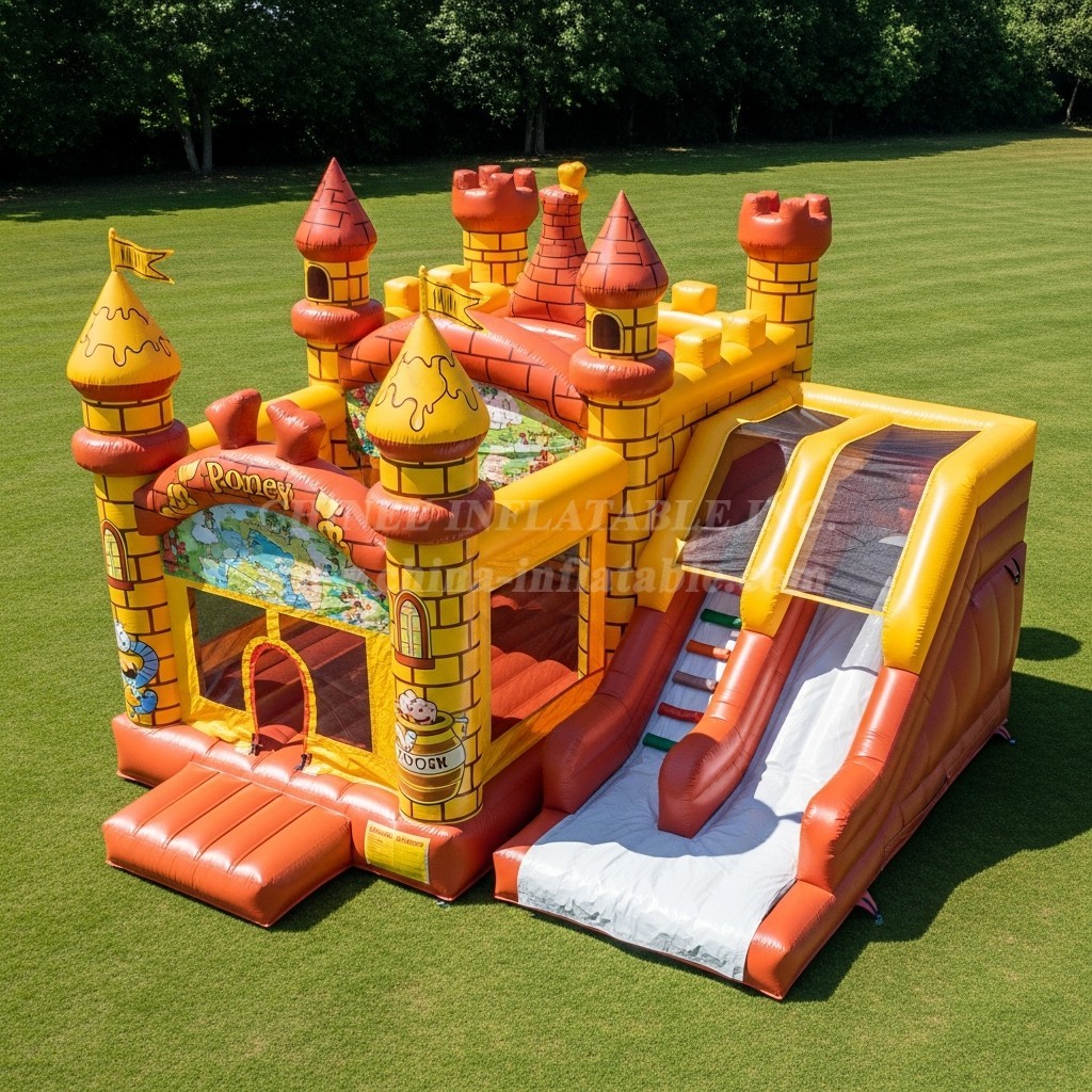 T5-2551 Winnie the Pooh Theme Inflatable Castles