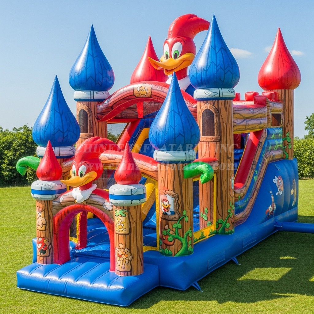 T5-2555 Woody Woodpecker Theme Inflatable Castles