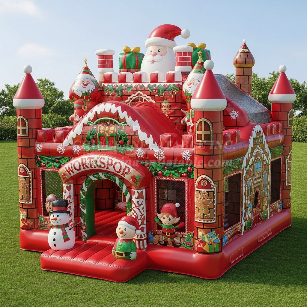 T5-2586 Christmas Theme Inflatable Castles